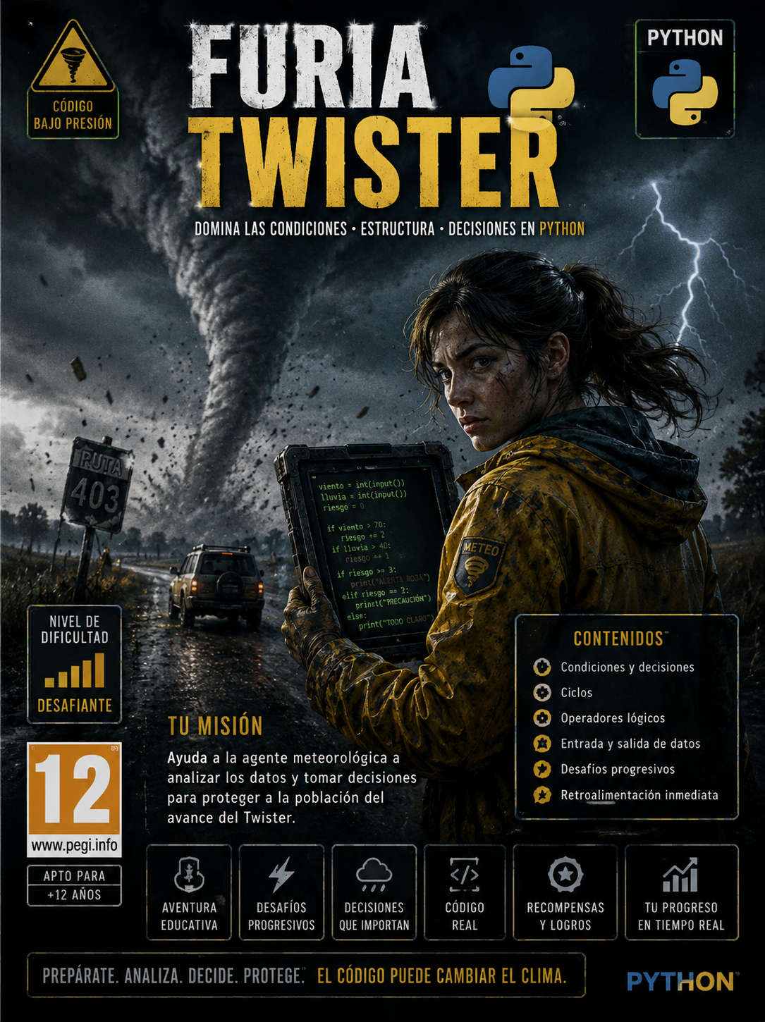Portada de Furia Twister